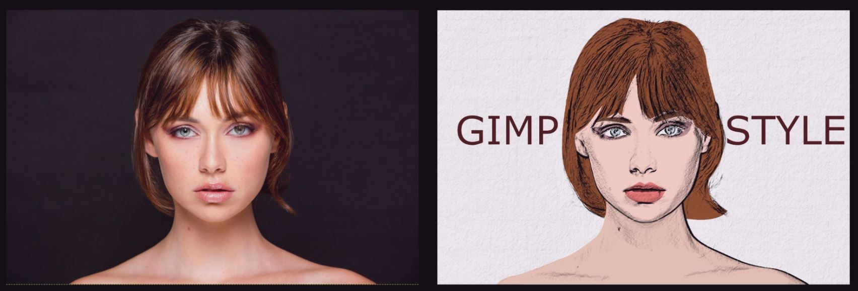 Gimpで写真の人物をイラスト風に初心者でも簡単に描く方法